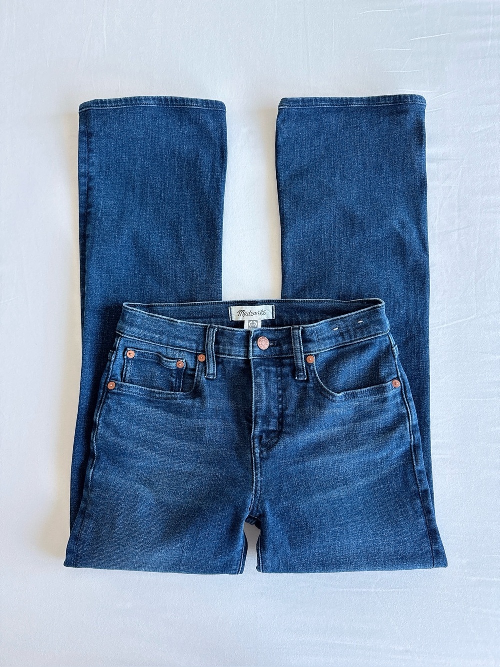 Madewell Petite Kick Out Jeans in Kingston Wash 25P
